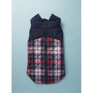 New NWT HUMANE SOCIETY Red Plaid Quilted Pet Dog Jacket Size Extra Large XL